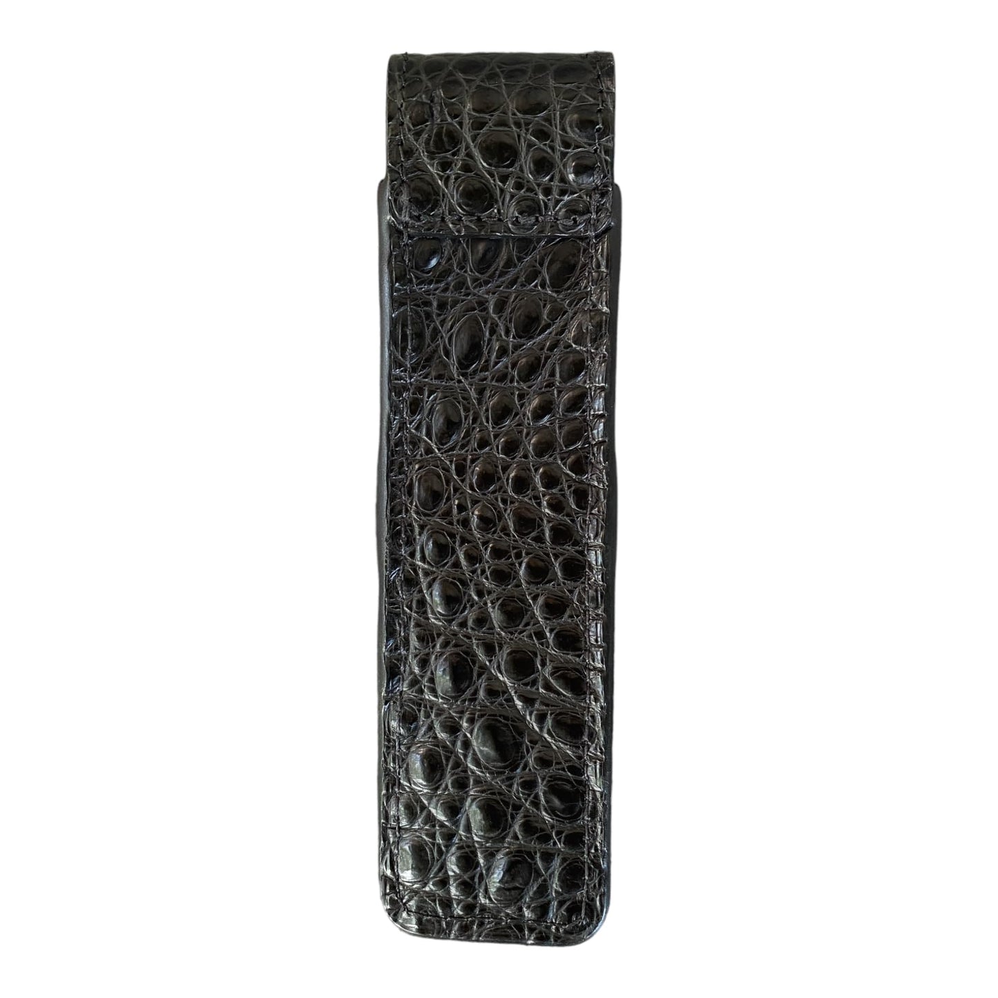 Black Alligator Pen Case