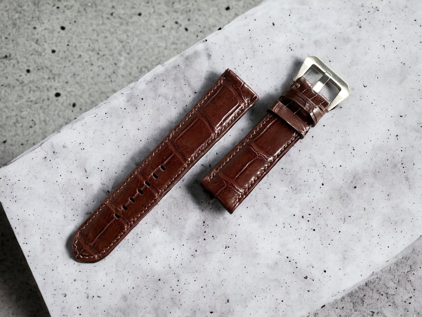 Panerai Brown Alligator Watch Straps