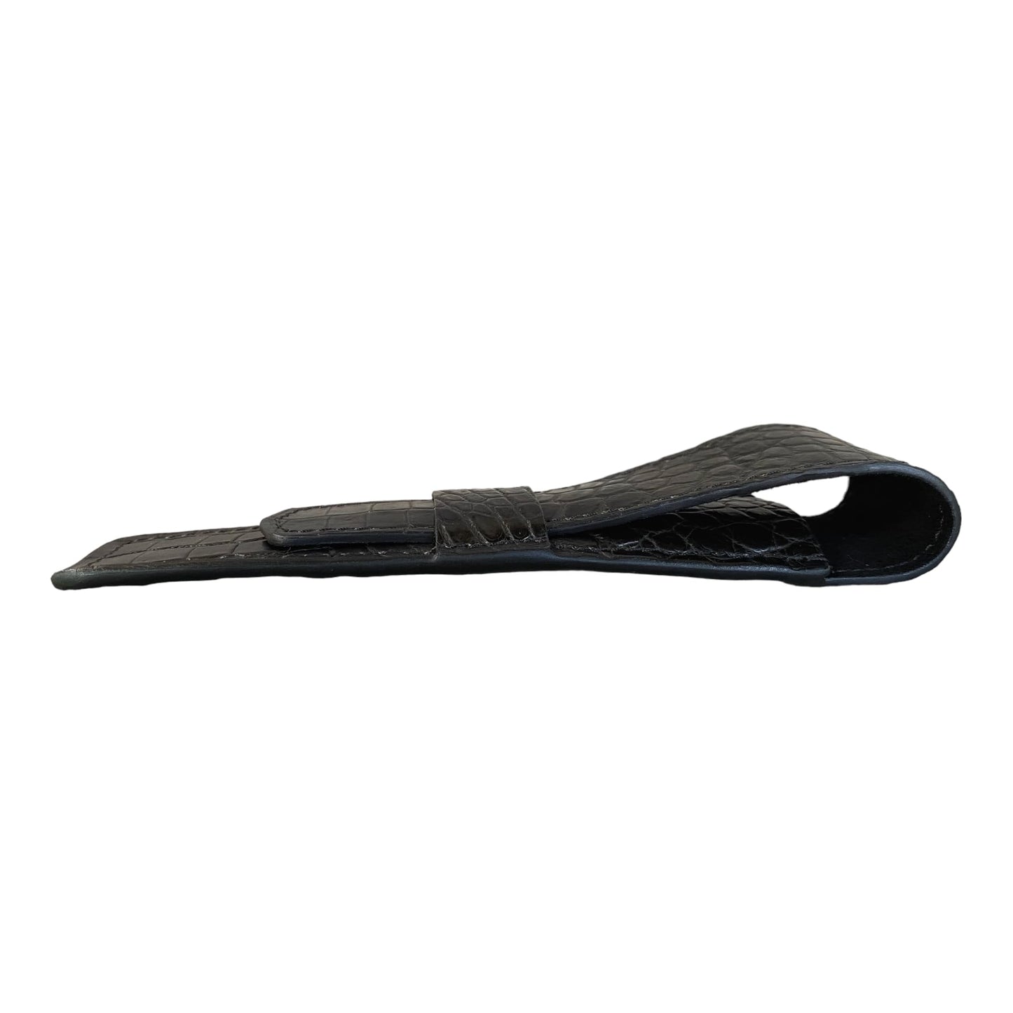 Black Alligator Pen Case