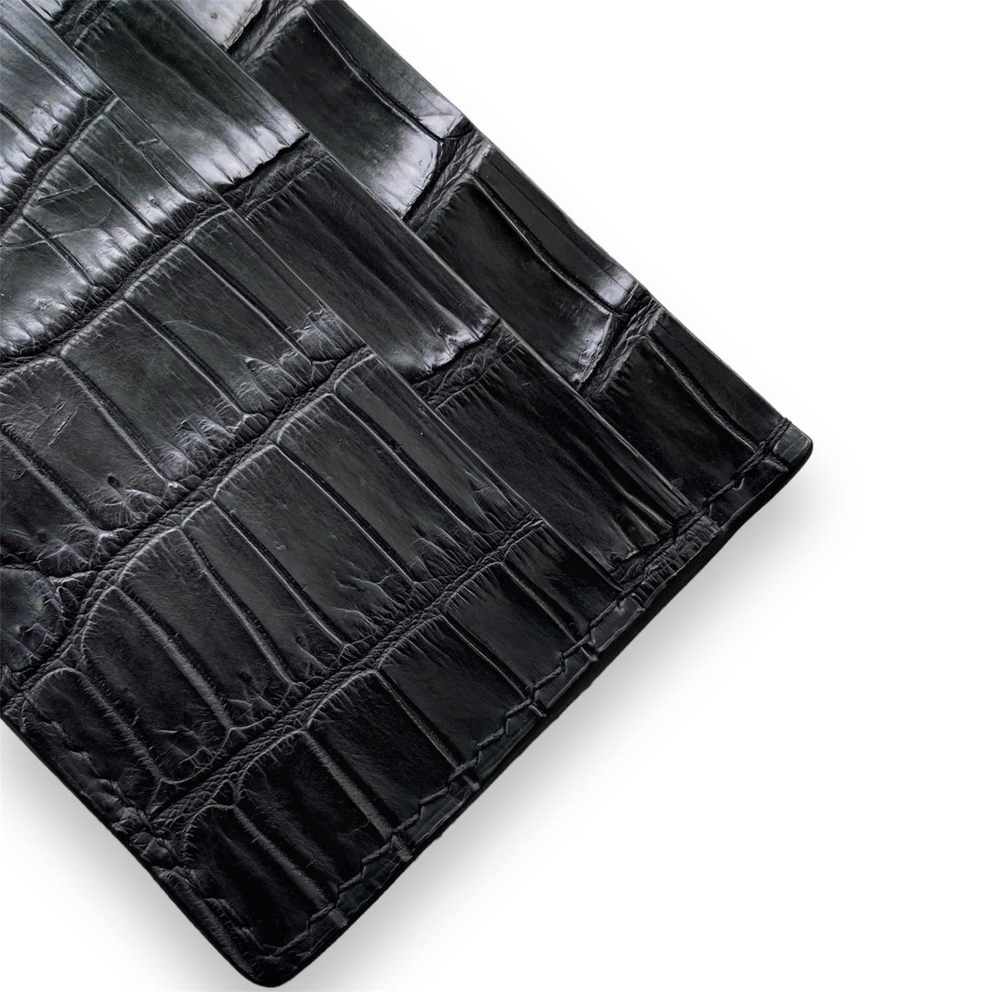 Black Alligator Card Holder