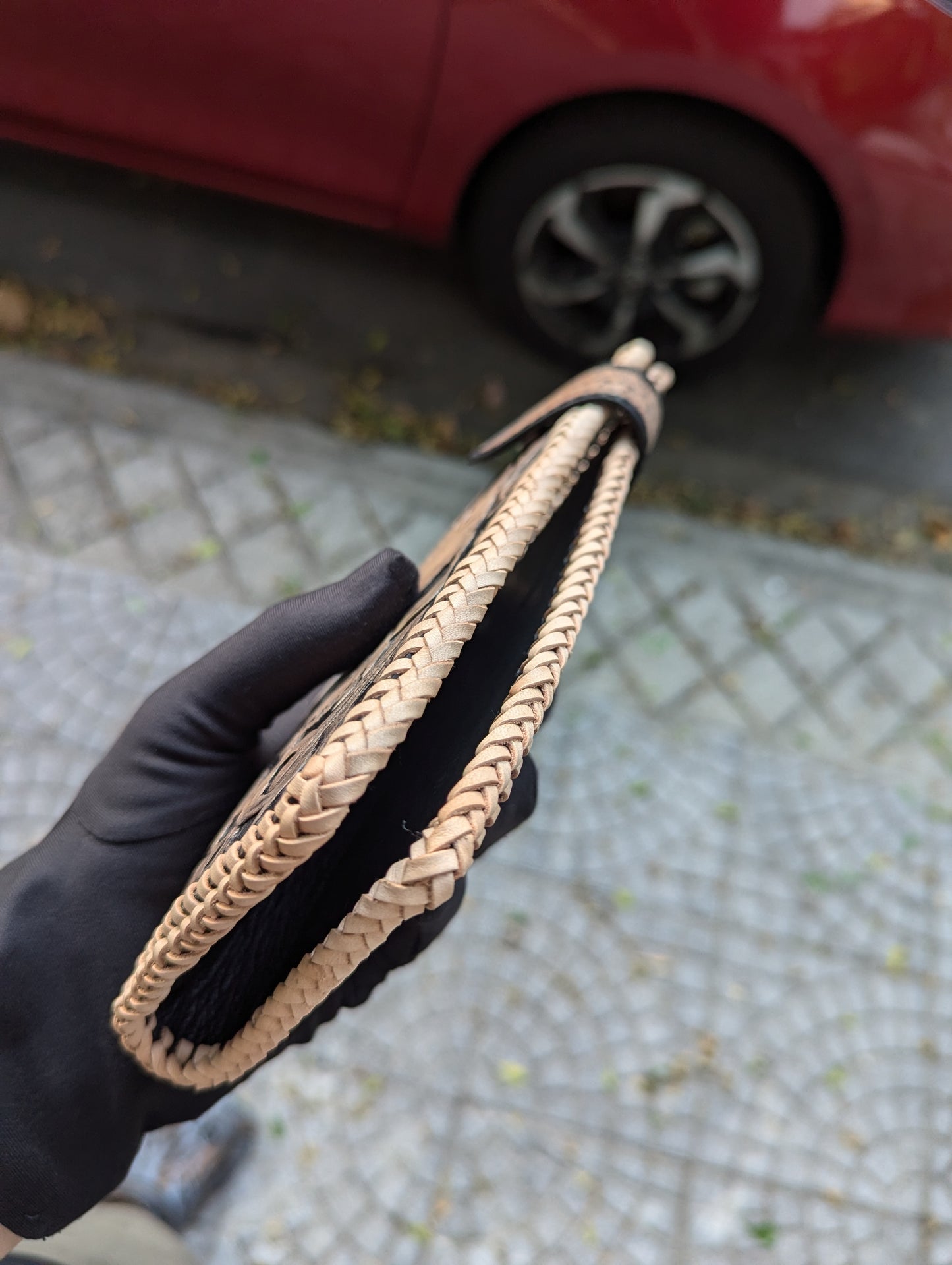 Custom Hand-Carved Skull Long Wallet