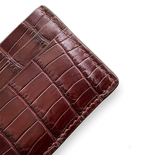 Brown Alligator Card Holder