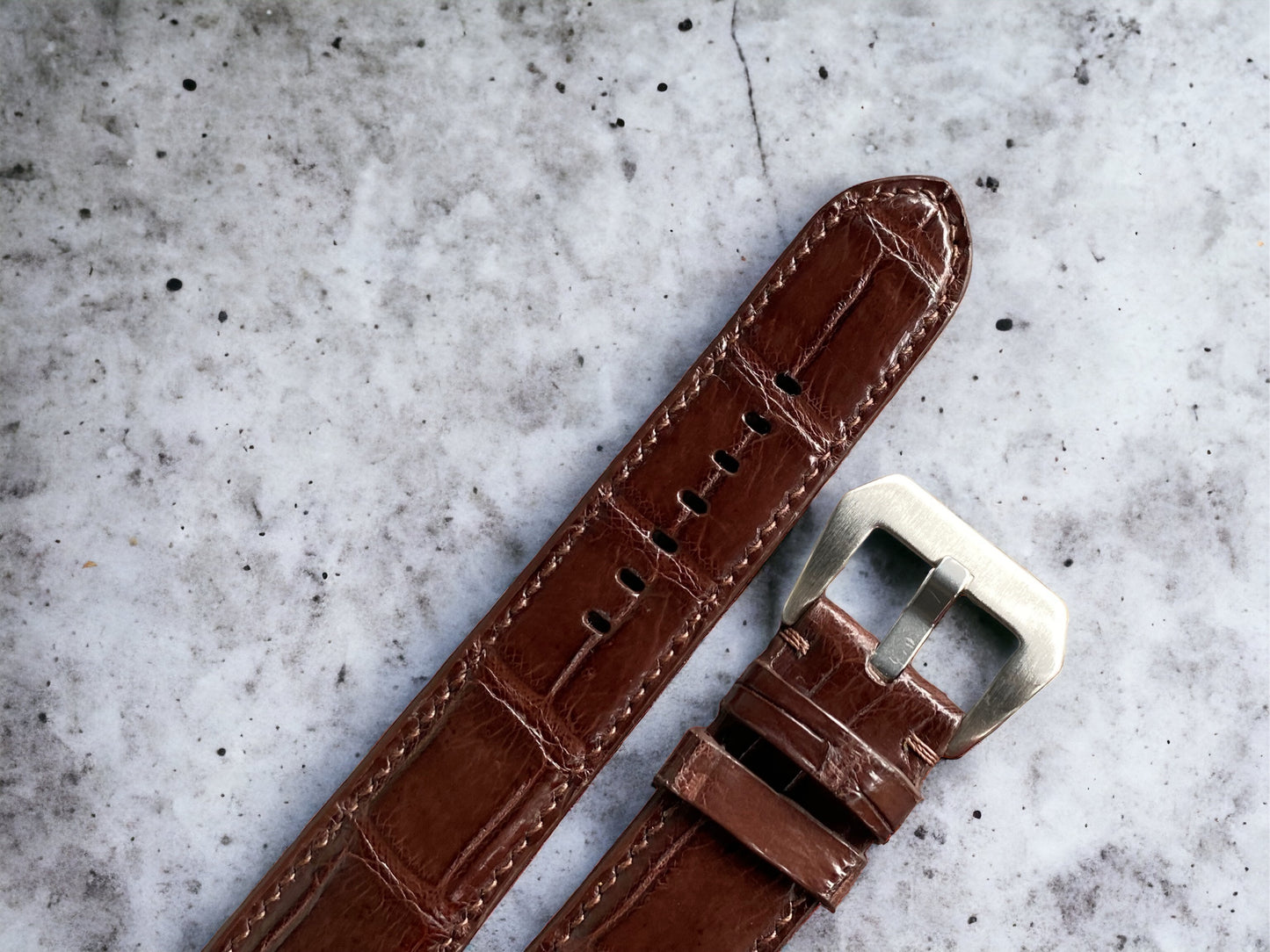 Panerai Brown Alligator Watch Straps