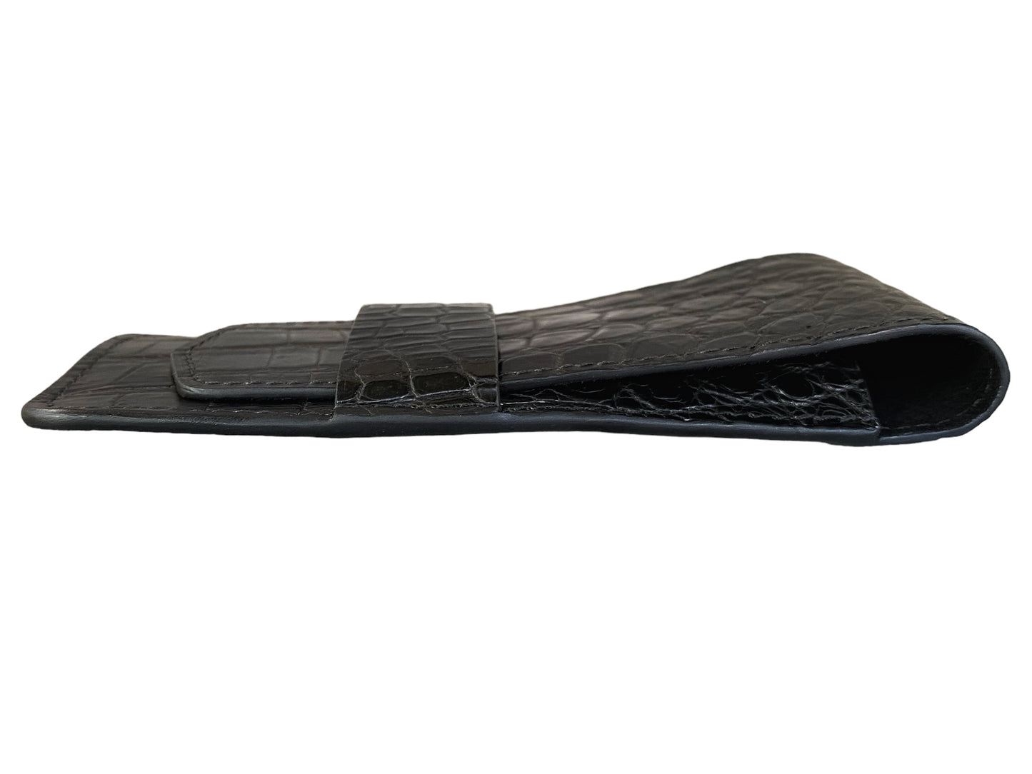 Black Alligator Pen Case