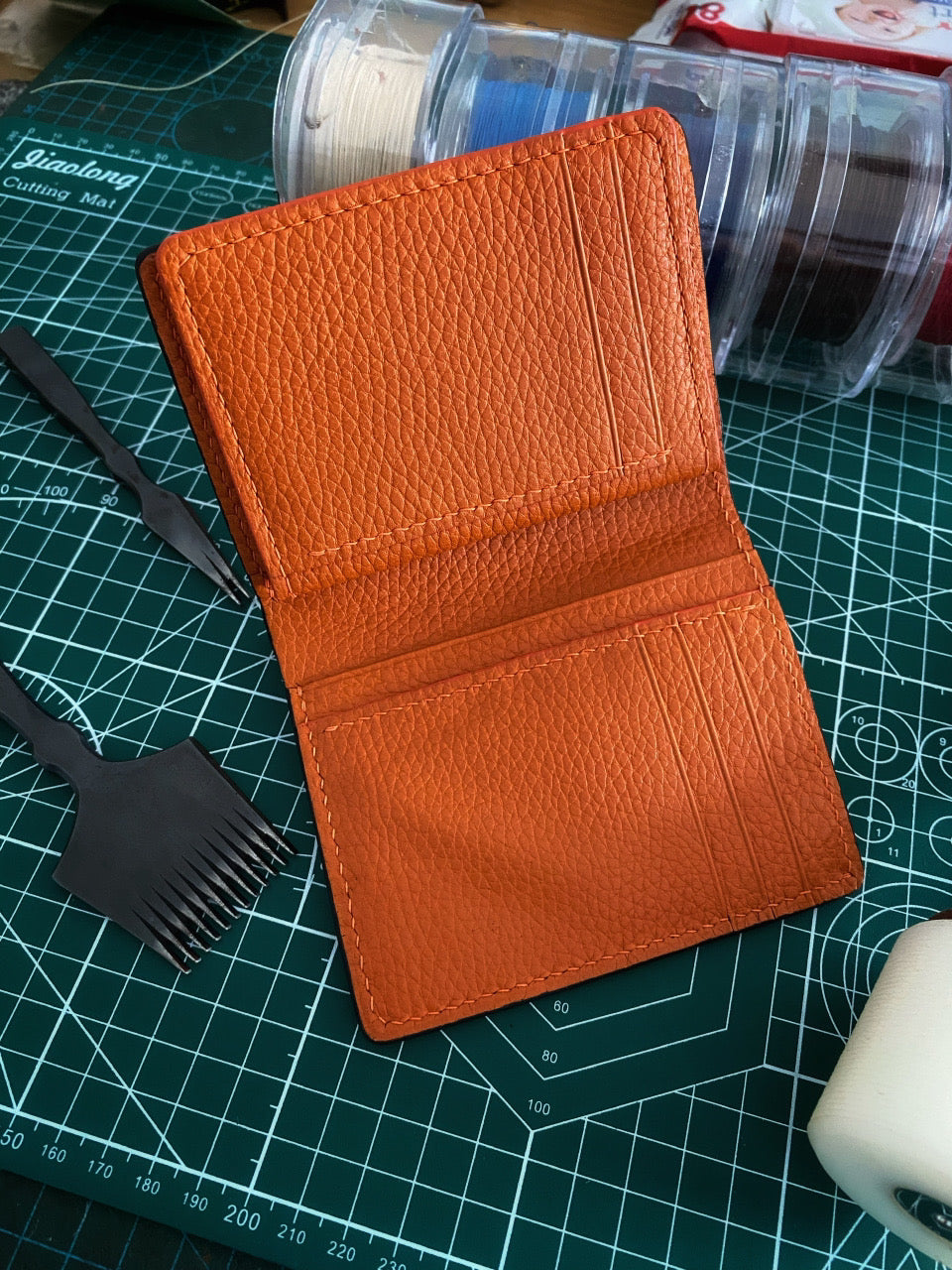 Custom Black Alligator Leather Wallet