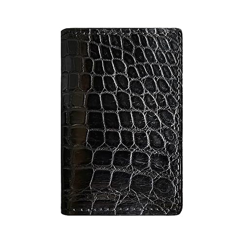 Black Alligator Bifold Card Holder