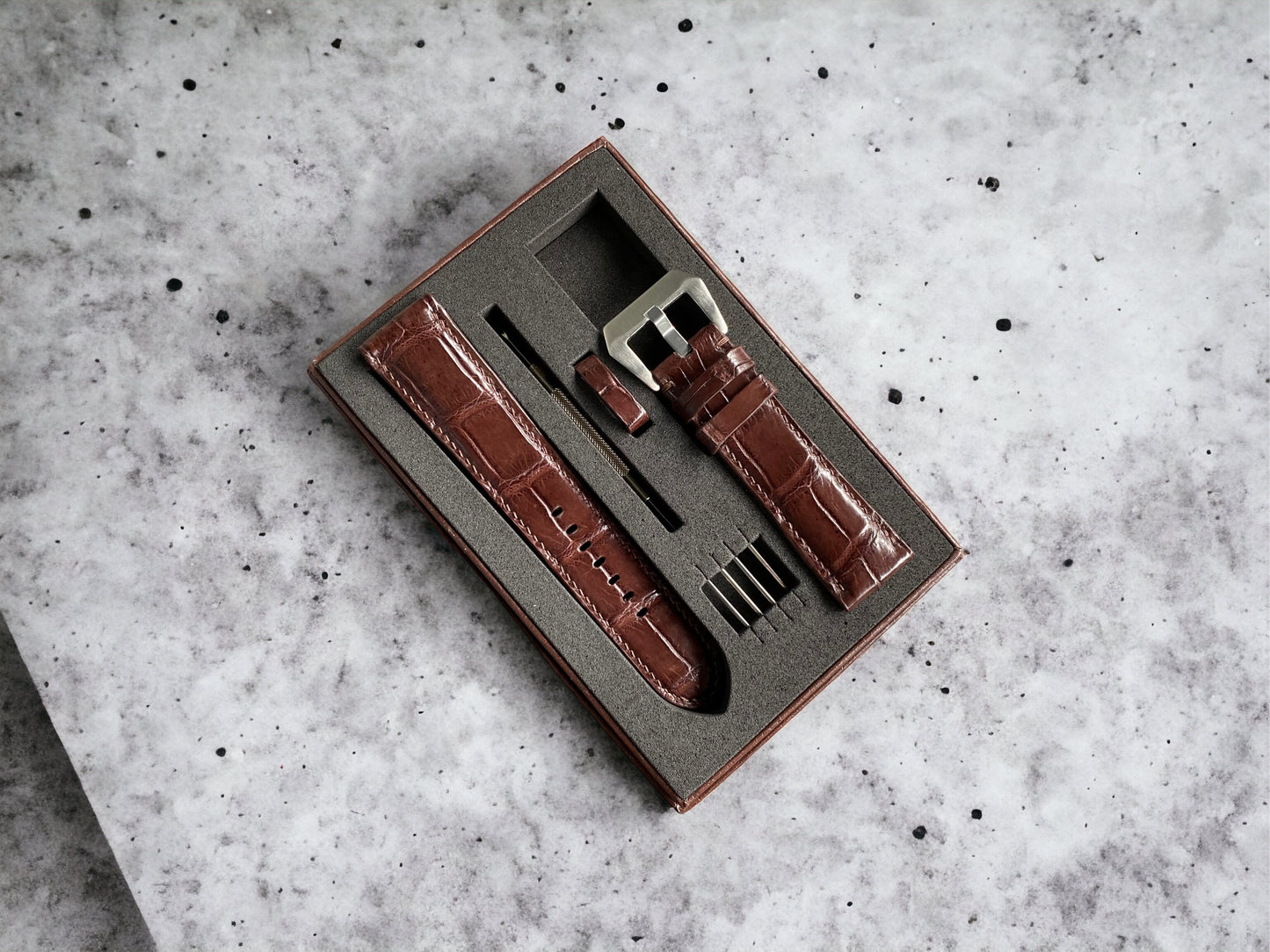 Panerai Brown Alligator Watch Straps