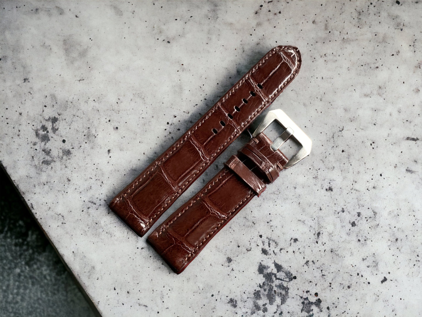 Panerai Brown Alligator Watch Straps