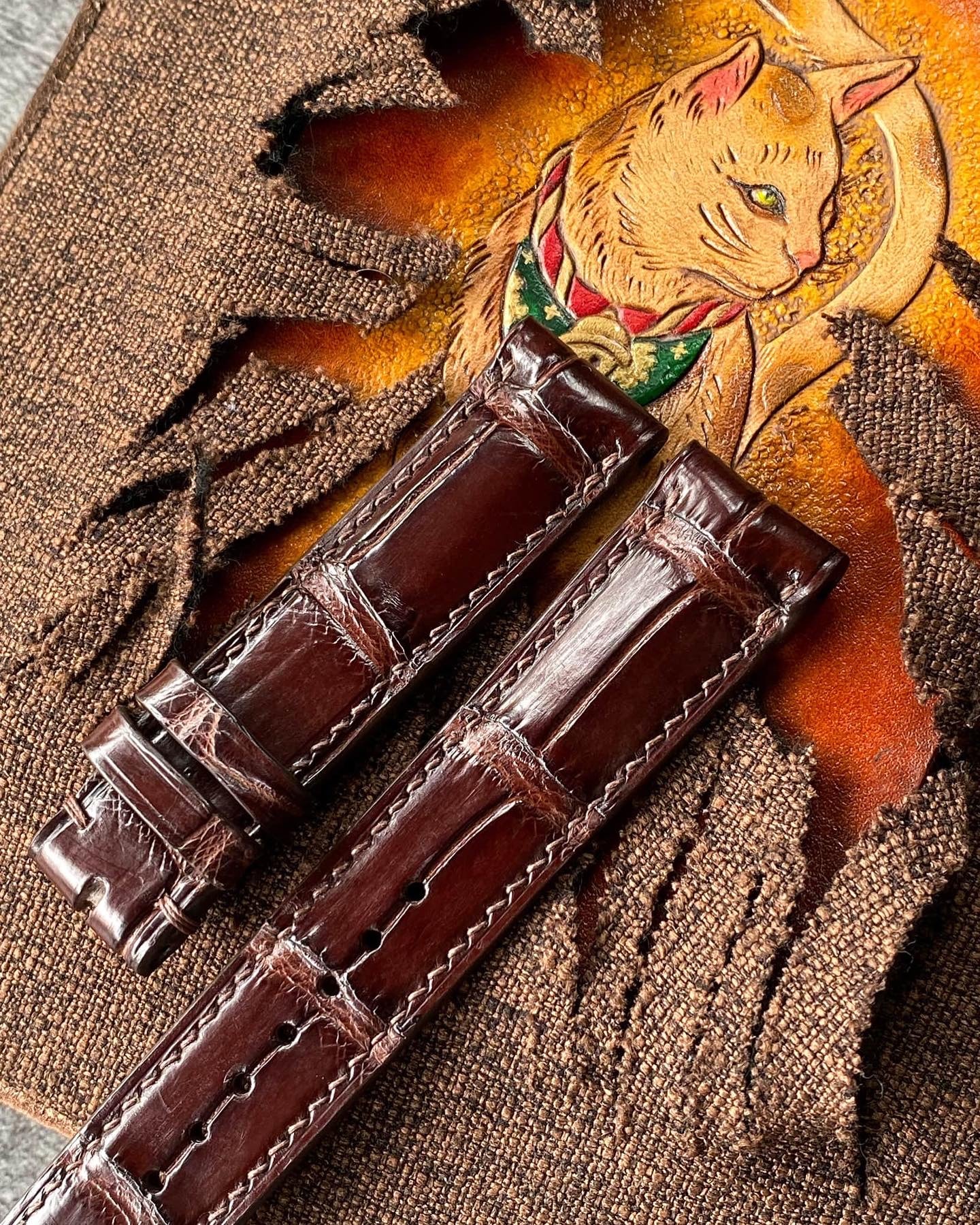 Brown Alligator Watch Straps