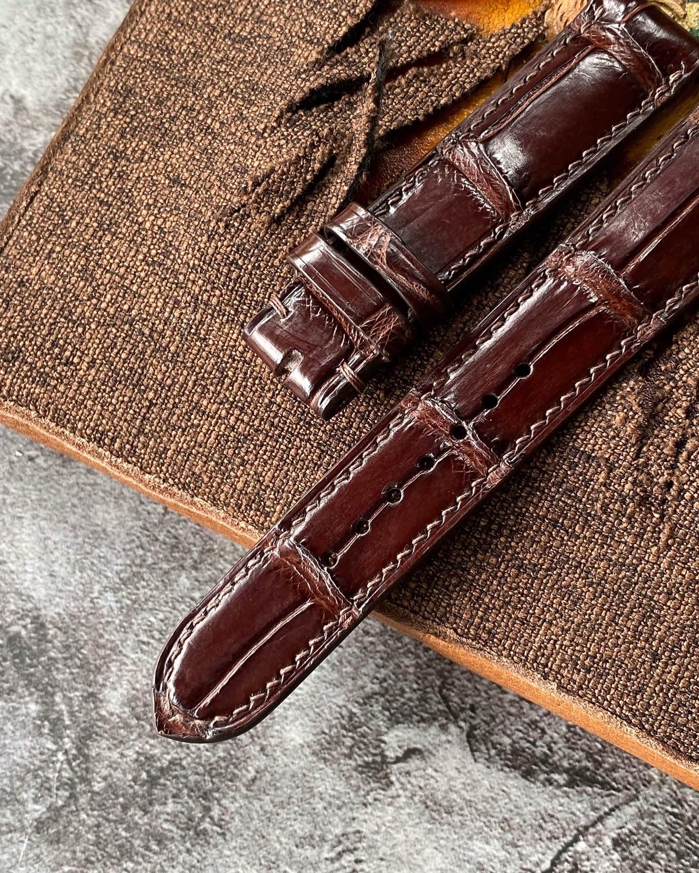 Brown Alligator Watch Straps