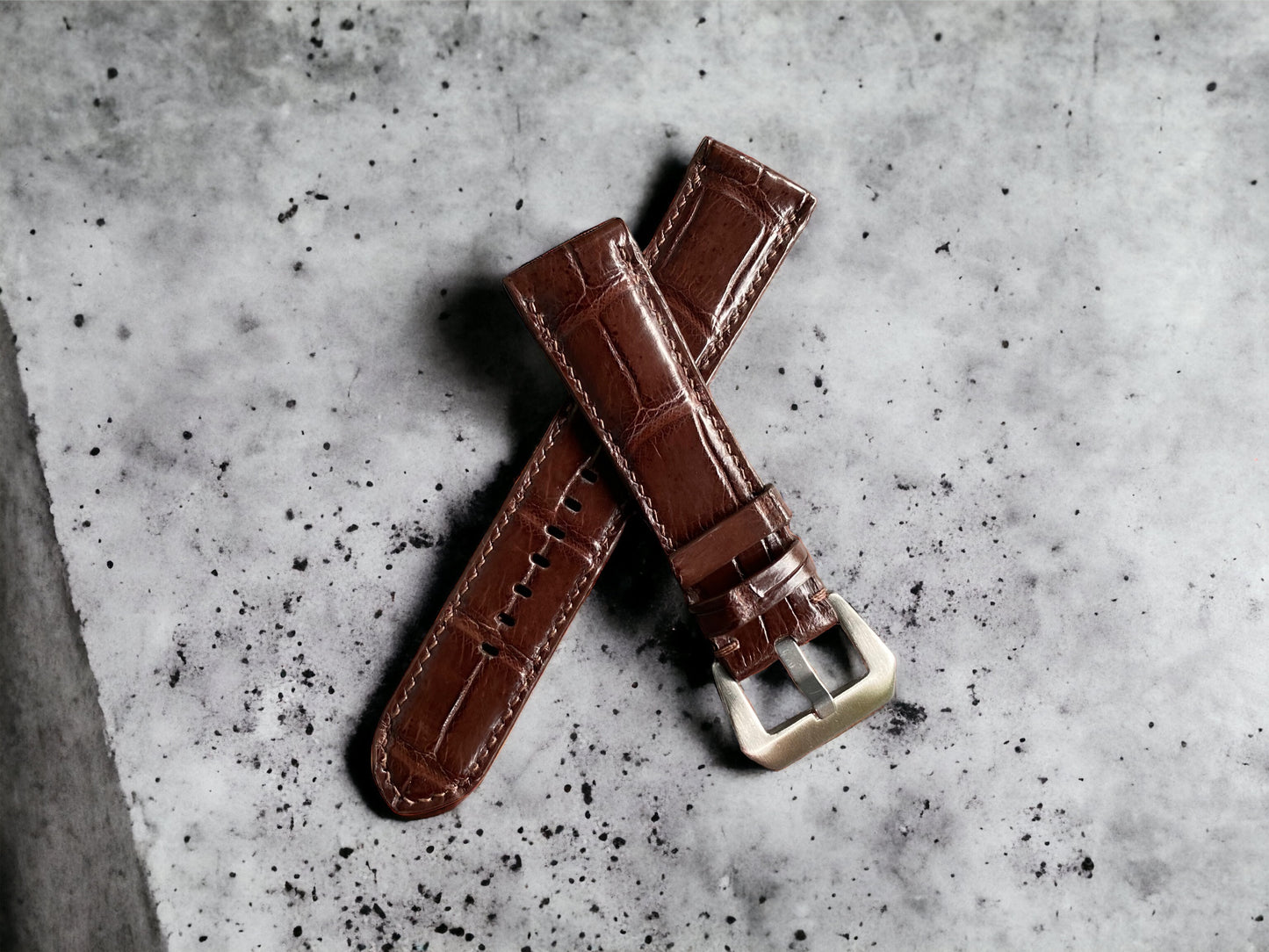 Panerai Brown Alligator Watch Straps