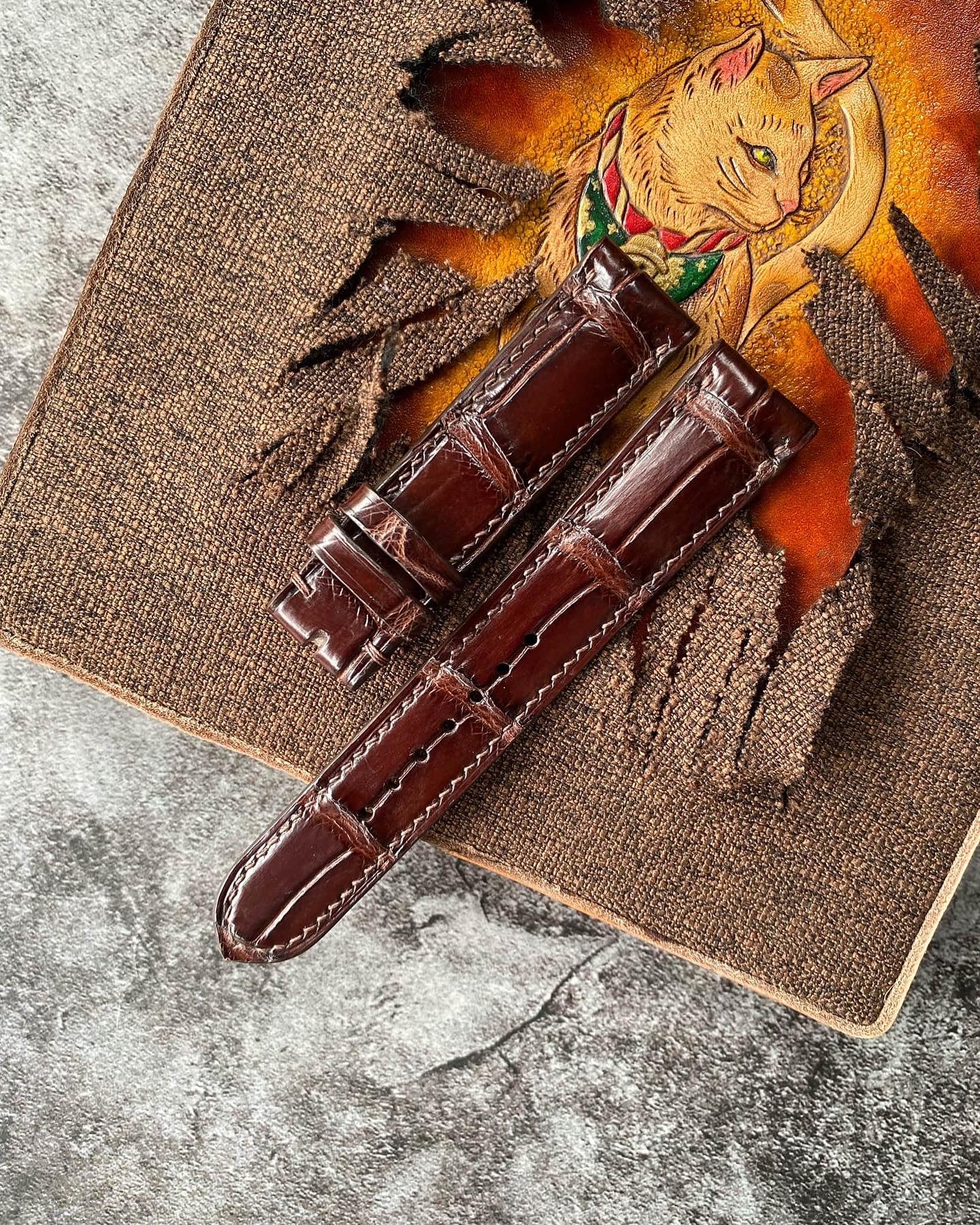 Brown Alligator Watch Straps
