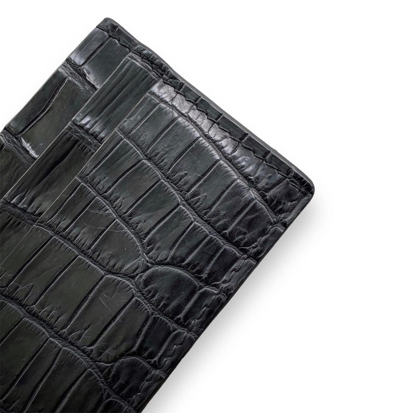 Black Alligator Card Holder