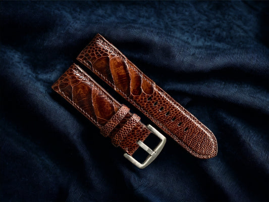 Panerai Brown Ostrich Leg Watch Straps
