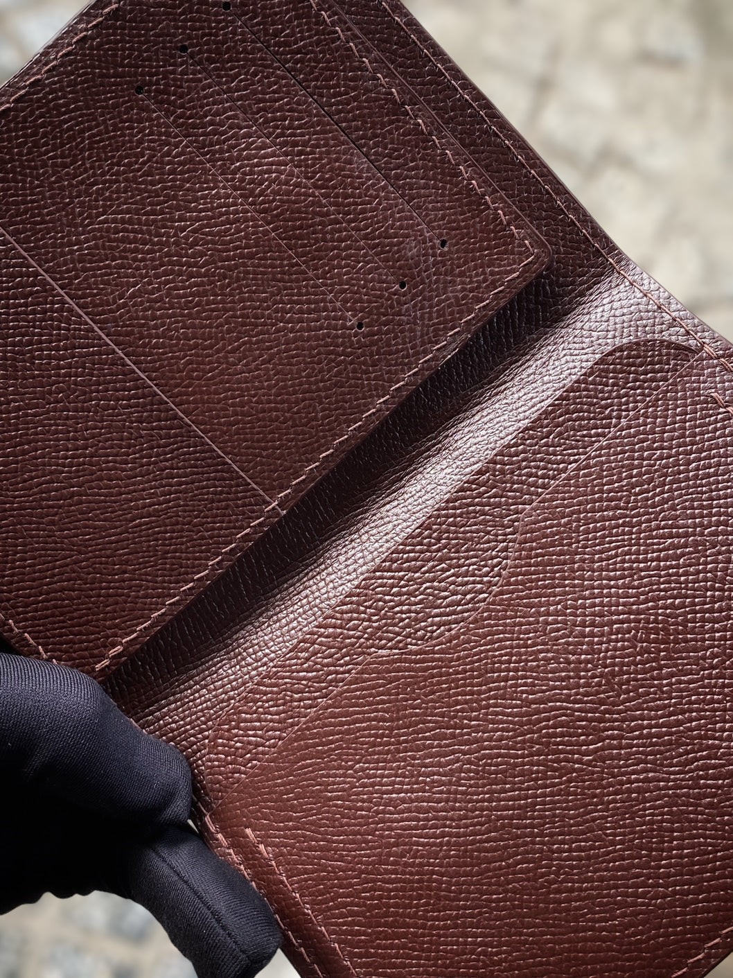 Custom Brown Alligator Passport Holder