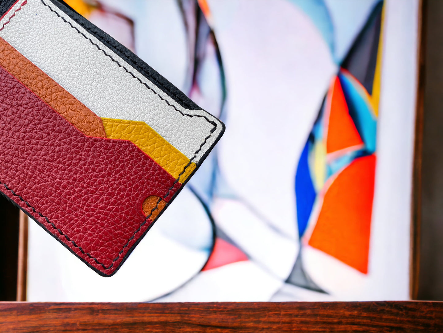 Custom Minimalist Alligator Leather Bifold Wallet