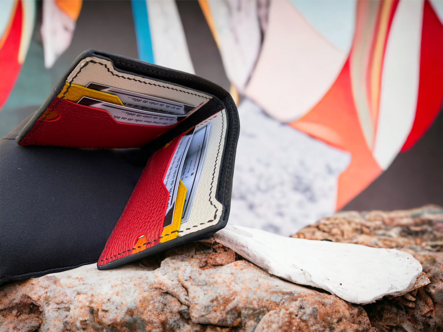 Custom Minimalist Alligator Leather Bifold Wallet