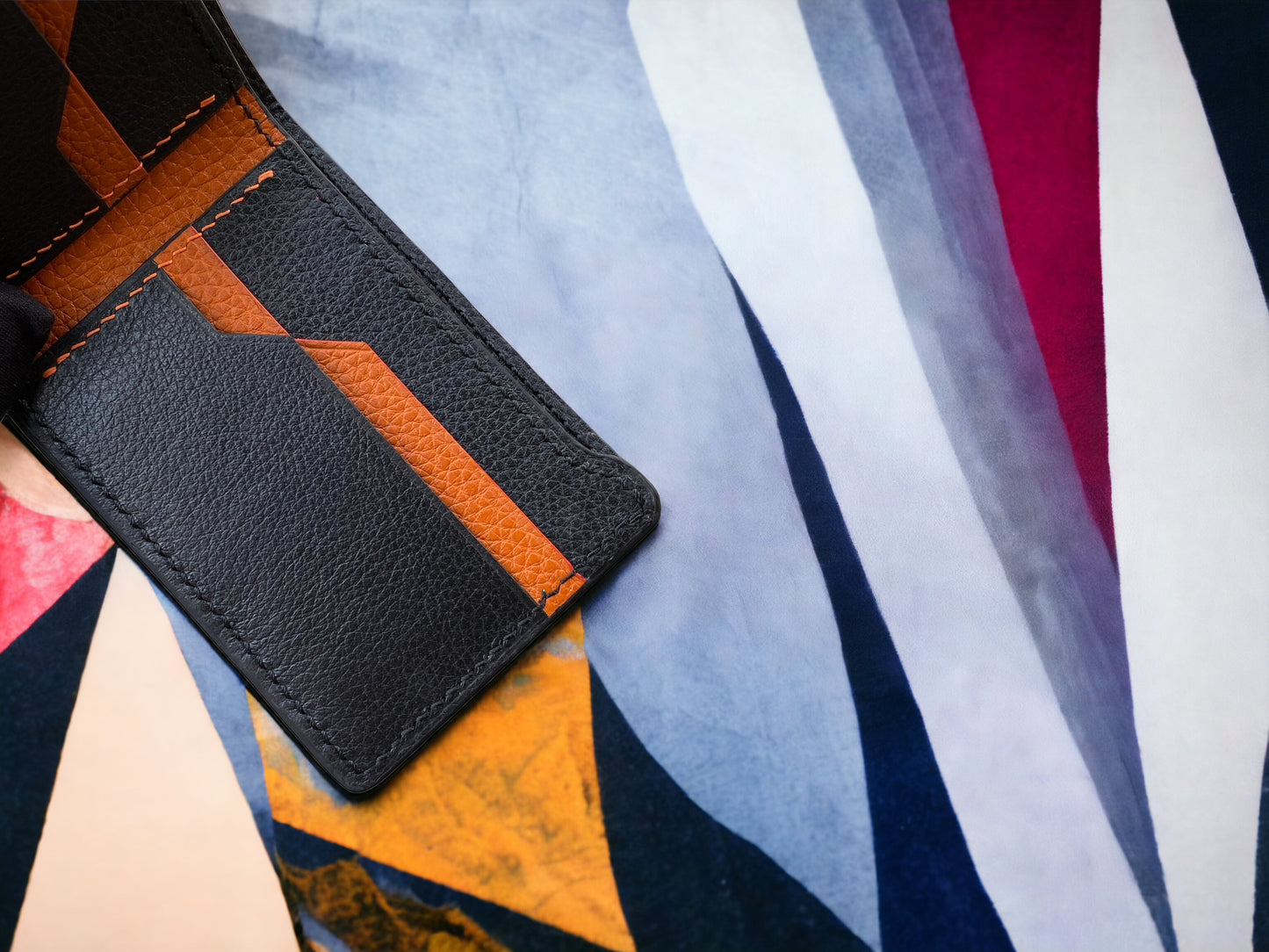 Custom Minimalist Alligator Leather Bifold Wallet
