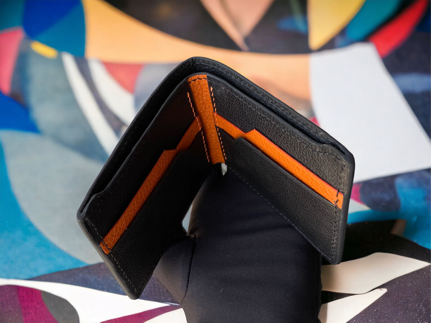 Custom Minimalist Alligator Leather Bifold Wallet