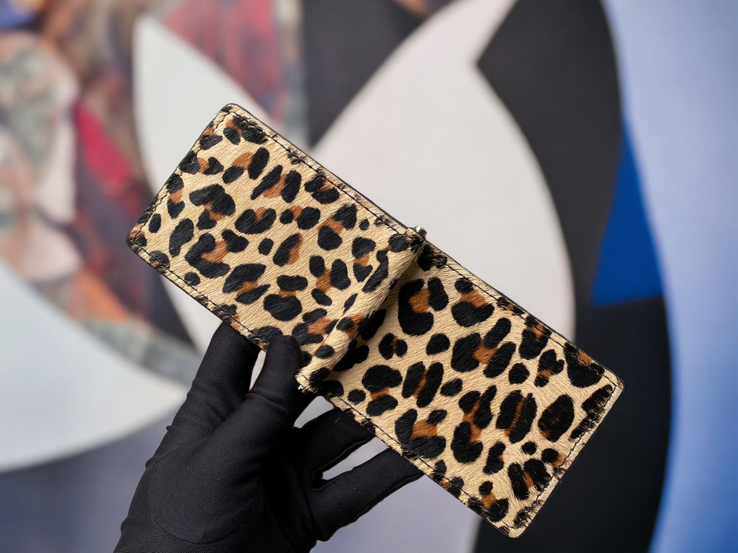 Custom Minimalist Cowhide Leather Money Clip