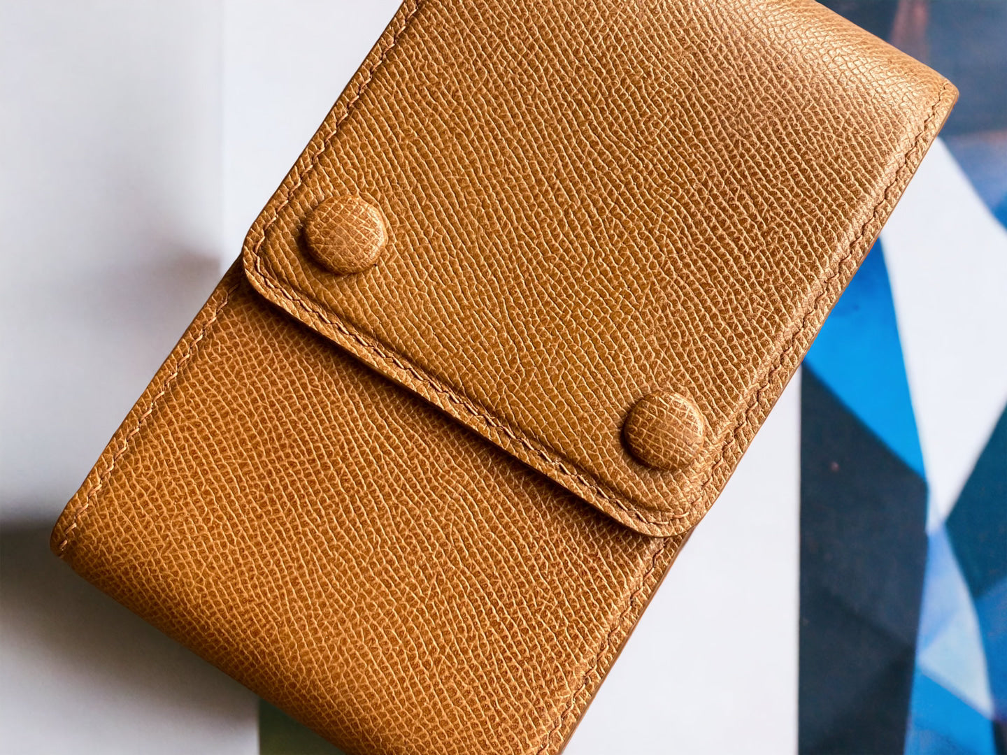 Light Brown Cowhide Pen Case