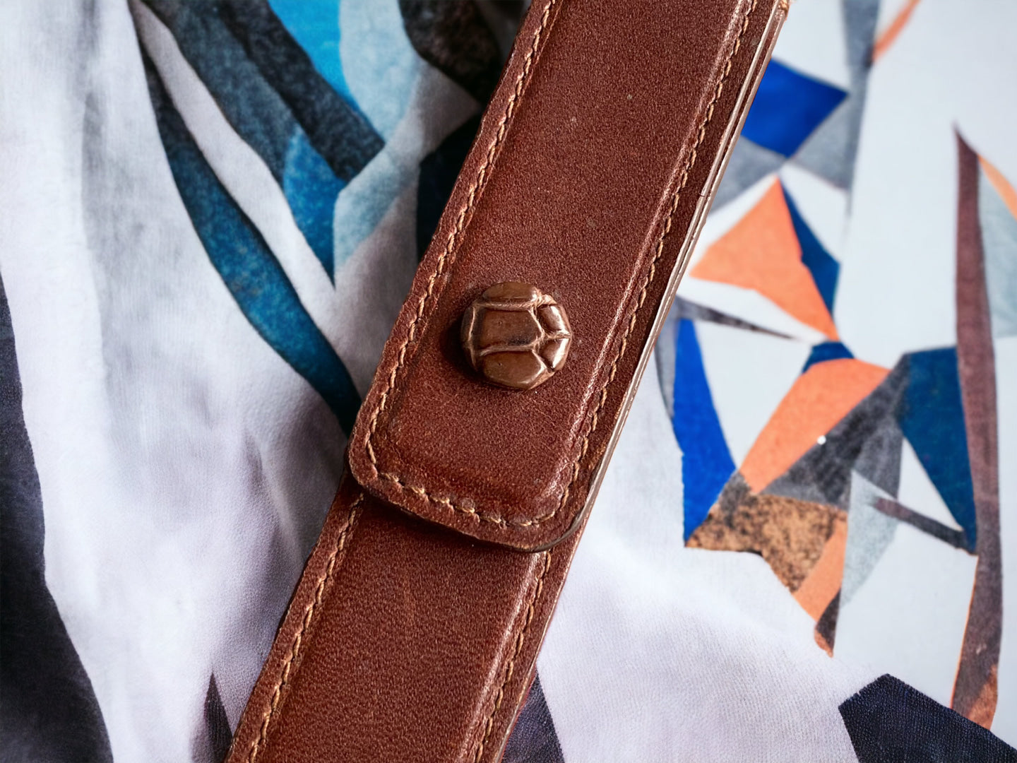 Dark Brown Cowhide Pen Case