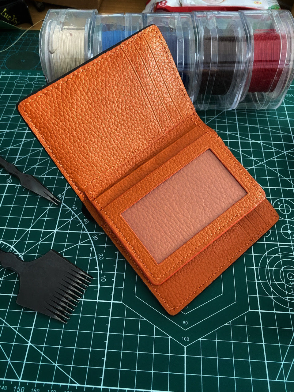 Custom Black Alligator Leather Wallet